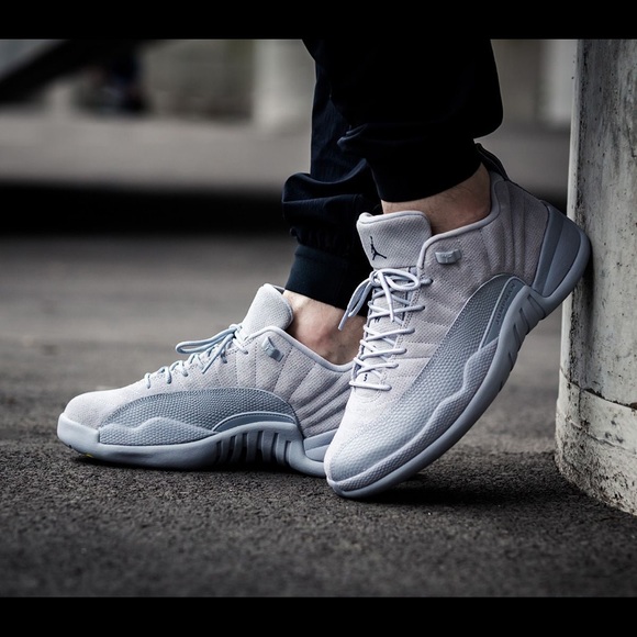 grey jordan 12 low